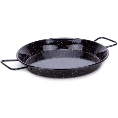 Poêle à Paella Émaillée Valencienne Garcima - 34cm, 6 Personnes - Publicité Poêle à Paella Émaillée Valencienne Garcima - 34cm, 6 Personnes - Publicité