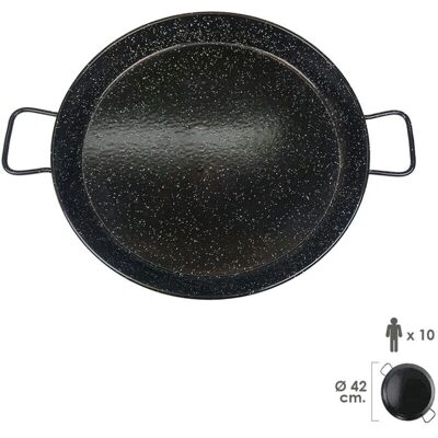 Garcima Enamelled Paella Pan 42cm for 10 persons Garcima Enamelled Paella Pan 42cm for 10 persons