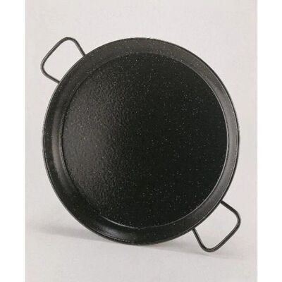 Garcima Paella Pan - 50cm, Enamelled Steel, Serves 12-14 Garcima Paella Pan - 50cm, Enamelled Steel, Serves 12-14