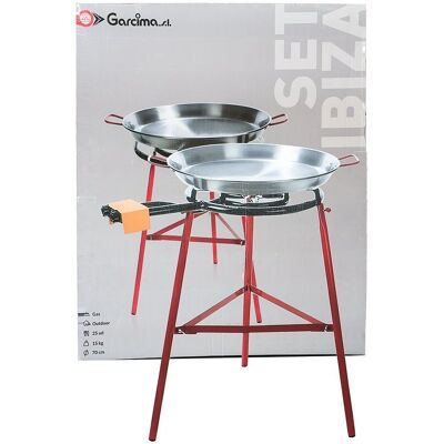 Ensemble Paella Garcima 70cm et Brûleur à Gaz 60cm - Cuisine Extérieure - Publicité Ensemble Paella Garcima 70cm et Brûleur à Gaz 60cm - Cuisine Extérieure - Publicité