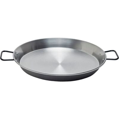 Garcima - Poêle à Paella en Acier Inoxydable Noir 50cm Garcima - Poêle à Paella en Acier Inoxydable Noir 50cm