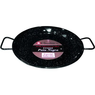Garcima Pata Negra 42cm Enamelled Paella Pan - Induction Cooking Garcima Pata Negra 42cm Enamelled Paella Pan - Induction Cooking