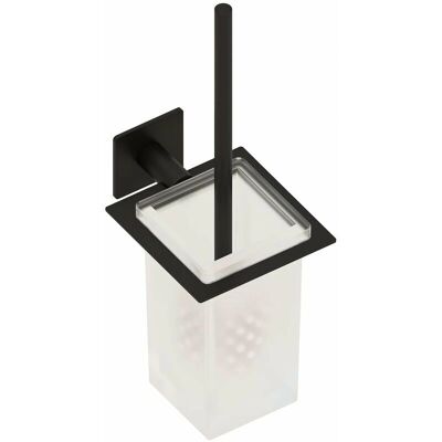 BELTRÁN 10874 Praga Escobillero Negro Adhesivo - cepillo de baño BELTRÁN 10874 Praga Escobillero Negro Adhesivo - cepillo de baño