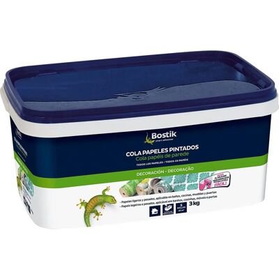 Pegamento de Papel Pintado Rosa BOSTIK 3 Kg - Pegamento para Papel Pintado Pegamento de Papel Pintado Rosa BOSTIK 3 Kg - Pegamento para Papel Pintado
