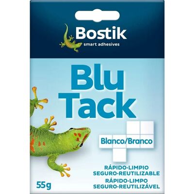 Masilla adhesiva Blu-Tack blanca precortada - Masilla Masilla adhesiva Blu-Tack blanca precortada - Masilla
