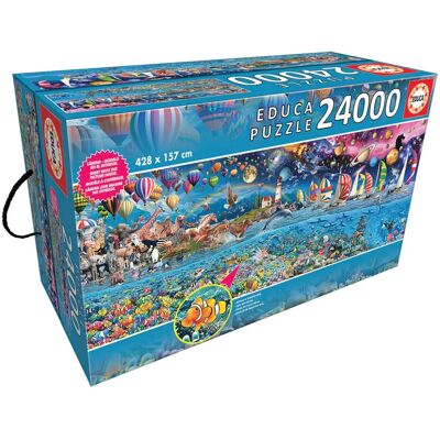 Puzzle Educa 24000 pièces - Multicolore Puzzle Educa 24000 pièces - Multicolore