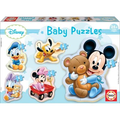 Set di Puzzle Mickey Mouse Educa - 5 Pezzi per Bambini 2-4 Set di Puzzle Mickey Mouse Educa - 5 Pezzi per Bambini 2-4
