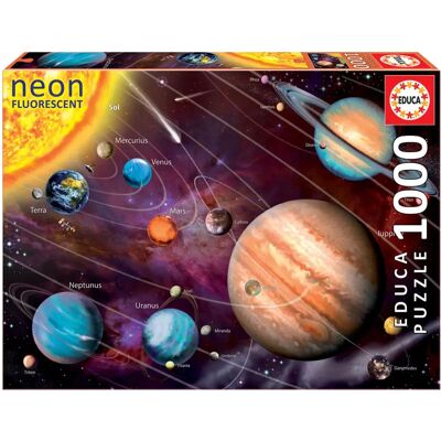 Educa Spazio Puzzle Luminescente 1000 pezzi - Tema Educativo Educa Spazio Puzzle Luminescente 1000 pezzi - Tema Educativo