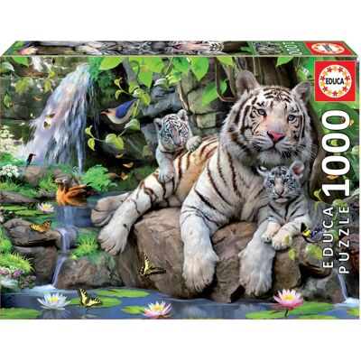 Educa Bengalen Weiße Tiger Puzzle - 1000 Teile - Puzzle Educa Bengalen Weiße Tiger Puzzle - 1000 Teile - Puzzle