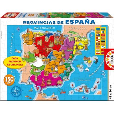 Educa Borras 150 Provins(er) Spanien Pussel - Utbildning Educa Borras 150 Provins(er) Spanien Pussel - Utbildning