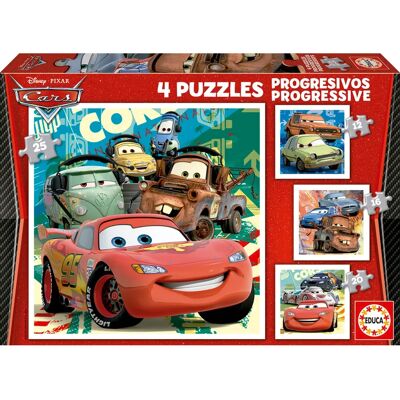 Educa Borras 14942 Autos 4in1 Puzzle - Kinderspielzeug Educa Borras 14942 Autos 4in1 Puzzle - Kinderspielzeug