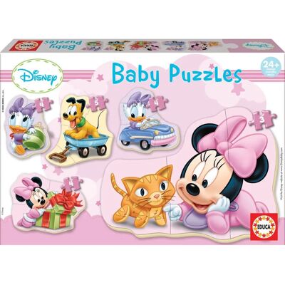 Educa Minnie Mouse 5-teiliger Puzzle-Satz - Kinderspiel Educa Minnie Mouse 5-teiliger Puzzle-Satz - Kinderspiel