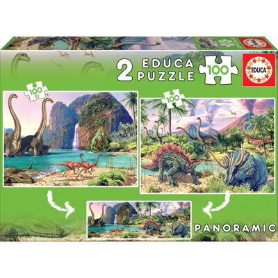 Educa 15620 Puzzel - 200 Stukjes - Dino Wereld Collectie Educa 15620 Puzzel - 200 Stukjes - Dino Wereld Collectie