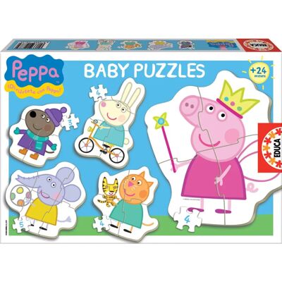Educa 15622 Puzzle Set mit 5 Peppa Pig - Puzzle Educa 15622 Puzzle Set mit 5 Peppa Pig - Puzzle