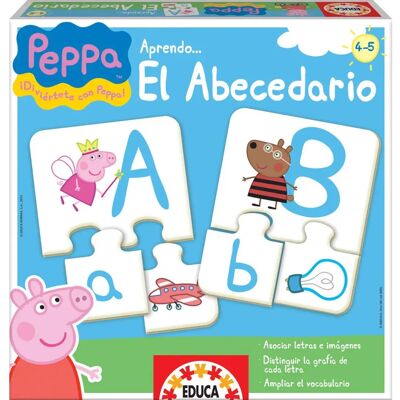 Puzzle de l'alphabet Peppa Pig Educa - Espagnol Puzzle de l'alphabet Peppa Pig Educa - Espagnol