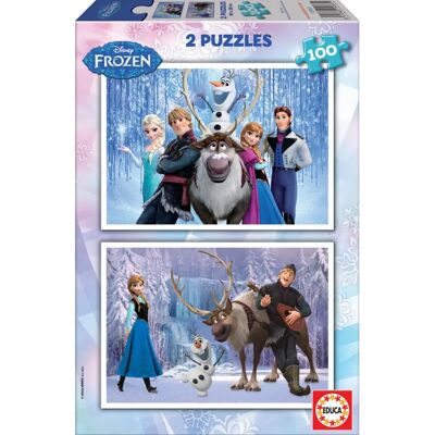 Educa 15767 Puzzle - 200 Pièces - Frozen - Puzzle pour enfants - Publicité Educa 15767 Puzzle - 200 Pièces - Frozen - Puzzle pour enfants - Publicité