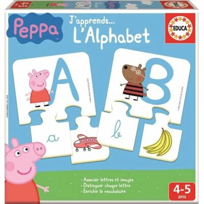 Educa Roze Varken ABC Spel - Multicolor - Kindereducatief Spel Educa Roze Varken ABC Spel - Multicolor - Kindereducatief Spel