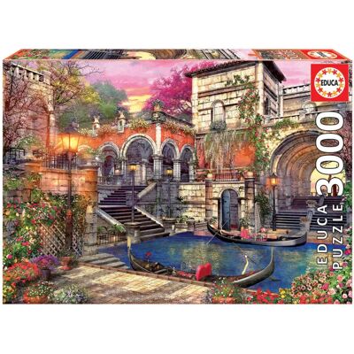 Educa 16320 Puzzle - 3000 Teile - Venezianische Romantik Educa 16320 Puzzle - 3000 Teile - Venezianische Romantik