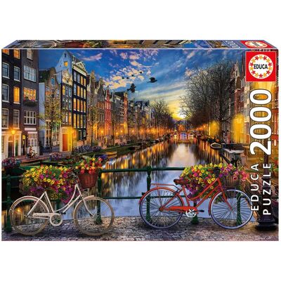 Educa 17127 Puzzle 2000 kusů - Scéna z Amsterdamu Educa 17127 Puzzle 2000 kusů - Scéna z Amsterdamu