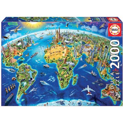 Educa 17129 Skládačka - 2000 kusů - Barevná - Od 12+ - Puzzle Educa 17129 Skládačka - 2000 kusů - Barevná - Od 12+ - Puzzle