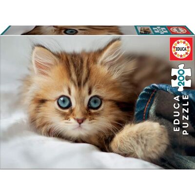 Colección Educa Gatito 200 Piezas - Rompecabezas para niños Colección Educa Gatito 200 Piezas - Rompecabezas para niños