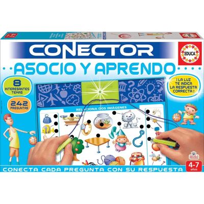 Educa Borras Connecteur Associé - Jeu éducatif pour enfants - Publicité Educa Borras Connecteur Associé - Jeu éducatif pour enfants - Publicité