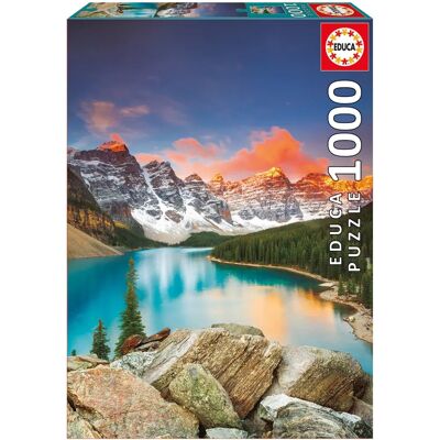 Educa Lake Moraine - Banff National Park Pussel - 1000 Bitar Educa Lake Moraine - Banff National Park Pussel - 1000 Bitar
