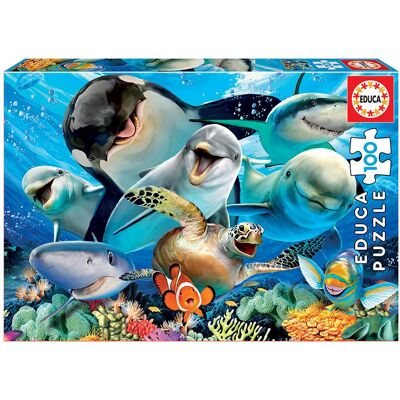Educa Borras 18062 Puzzel - 100 stuks Dieren Educa Borras 18062 Puzzel - 100 stuks Dieren
