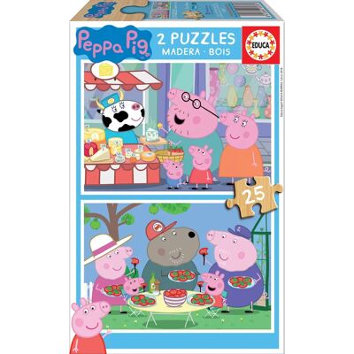 Educa Różowa Świnka 18078 Puzzle - Puzzle Edukacyjne Educa Różowa Świnka 18078 Puzzle - Puzzle Edukacyjne
