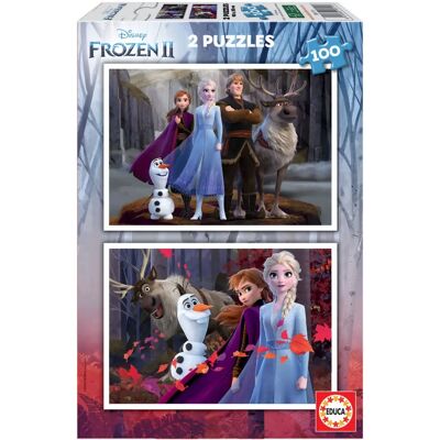 Educa Frozen II Puzzle - Puzzle - 100 Kusů Educa Frozen II Puzzle - Puzzle - 100 Kusů