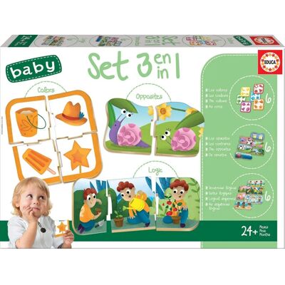 Puzzle Educa 3 en 1 - Jouet Éducatif - Publicité Puzzle Educa 3 en 1 - Jouet Éducatif - Publicité