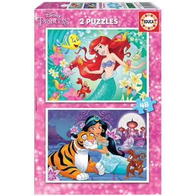 Educa Disney Prinzessinnen Puzzle - 48 Stück - Kinderspiel Educa Disney Prinzessinnen Puzzle - 48 Stück - Kinderspiel