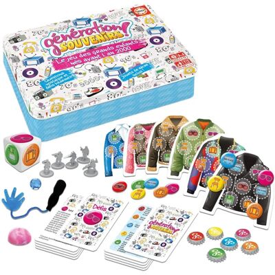 Educa Borras Generation Souvenirs - Jeu d'ambiance nostalgique pour 2-12 joueurs Educa Borras Generation Souvenirs - Jeu d'ambiance nostalgique pour 2-12 joueurs