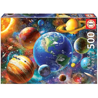 Educa Sluneční Soustava - Puzzle - 500 Kusů Educa Sluneční Soustava - Puzzle - 500 Kusů