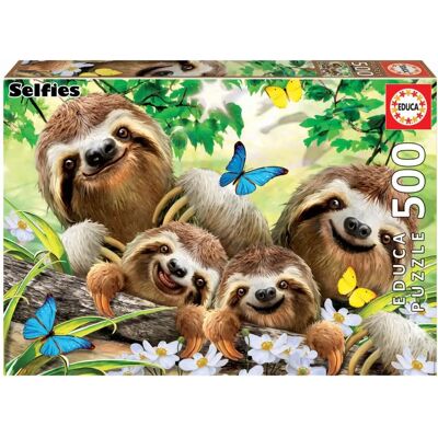 Educa Borras Sloth Family Selfie Puzzle - Jigsaw Puzzle 500 Pieces Educa Borras Sloth Family Selfie Puzzle - Jigsaw Puzzle 500 Pieces