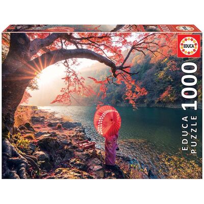 Puzzle Lever du Soleil sur la Rivière Katsura Educa - Paysage - 1000 Pièces - Publicité Puzzle Lever du Soleil sur la Rivière Katsura Educa - Paysage - 1000 Pièces - Publicité