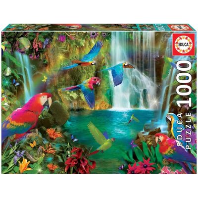 Educa Borras Tropische Papageien 1000 Teile Puzzle - Puzzle Educa Borras Tropische Papageien 1000 Teile Puzzle - Puzzle
