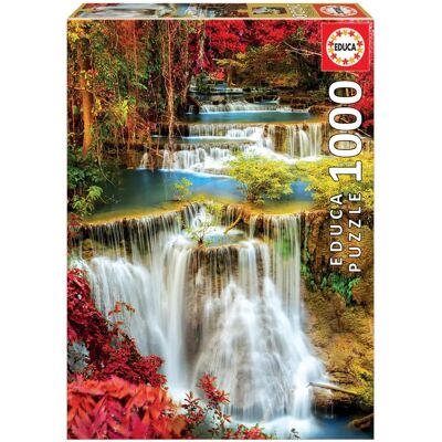 Educa Waterfall Forest Puzzle 1000 Pieces - Educational Toy Educa Waterfall Forest Puzzle 1000 Pieces - Educational Toy