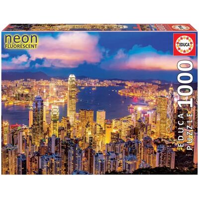 Puzzle Neon Hong Kong Educa Borras - 1000 pezzi Puzzle Neon Hong Kong Educa Borras - 1000 pezzi