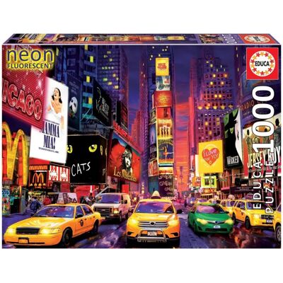 Puzzle Times Square Néon Educa Borras - 1000 Pièces Puzzle Times Square Néon Educa Borras - 1000 Pièces