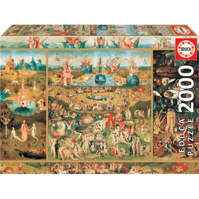 Educa Borras 9218505 Het tuin der lusten 2000 Puzzel Educa Borras 9218505 Het tuin der lusten 2000 Puzzel