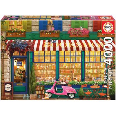 Educa 18582 Puzzel - Vintage Boekwinkel - 4000 Stukjes - Puzzel Educa 18582 Puzzel - Vintage Boekwinkel - 4000 Stukjes - Puzzel