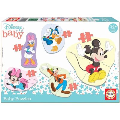 Set de Puzzles Educa Mickey & Friends - 5 Puzzles pour Enfants 2+ - Publicité Set de Puzzles Educa Mickey & Friends - 5 Puzzles pour Enfants 2+ - Publicité