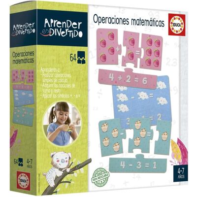 Educa Borras Jeu Éducatif Opérations Mathématiques - Jeu Éducatif - Publicité Educa Borras Jeu Éducatif Opérations Mathématiques - Jeu Éducatif - Publicité
