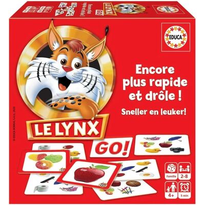 Educa Le Lynx Go! Rouge - Jeu de société - Développement des compétences visuelles Educa Le Lynx Go! Rouge - Jeu de société - Développement des compétences visuelles
