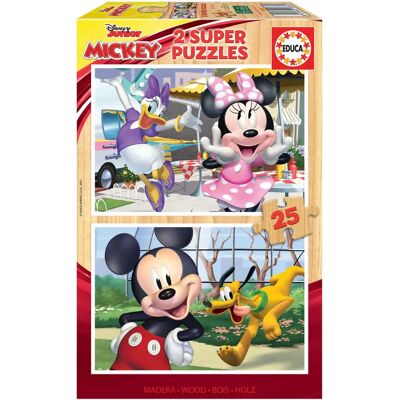Educa Mickey & Friends Puzzle - 50 Stück - Holzpuzzle für Kinder Educa Mickey & Friends Puzzle - 50 Stück - Holzpuzzle für Kinder