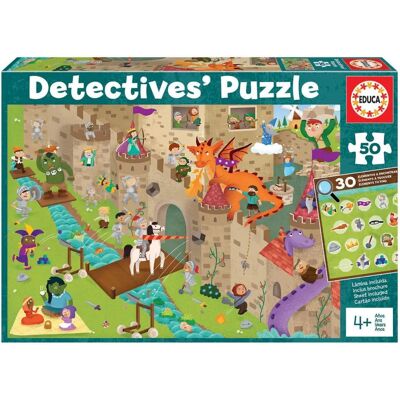 Educa Detektiv Puzzle 50 Teile - Beobachtung & Motorik Educa Detektiv Puzzle 50 Teile - Beobachtung & Motorik