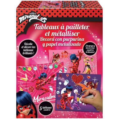 Educa Borras Miraculous Ladybug Knutselpakket - Roze, Glitter, Metaalfolie Educa Borras Miraculous Ladybug Knutselpakket - Roze, Glitter, Metaalfolie