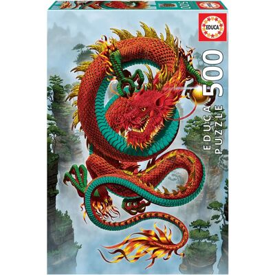 Educa Borras Puzzle Den Lycklige Draken Vincent Hie - Puzzle Educa Borras Puzzle Den Lycklige Draken Vincent Hie - Puzzle