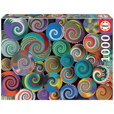 Educa Borras 1000 Teile Puzzle - Afrikanische Körbe Educa Borras 1000 Teile Puzzle - Afrikanische Körbe